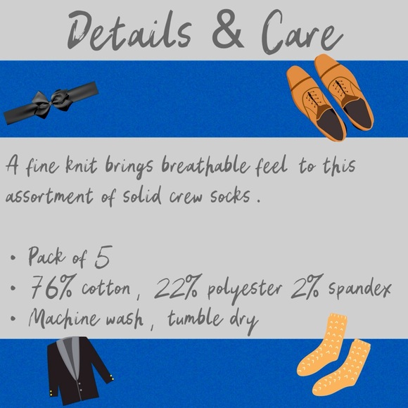 Men’s SLATE & STONE 5 pack Dress Crew Socks NWT- Black and Grays - Picture 2 of 2